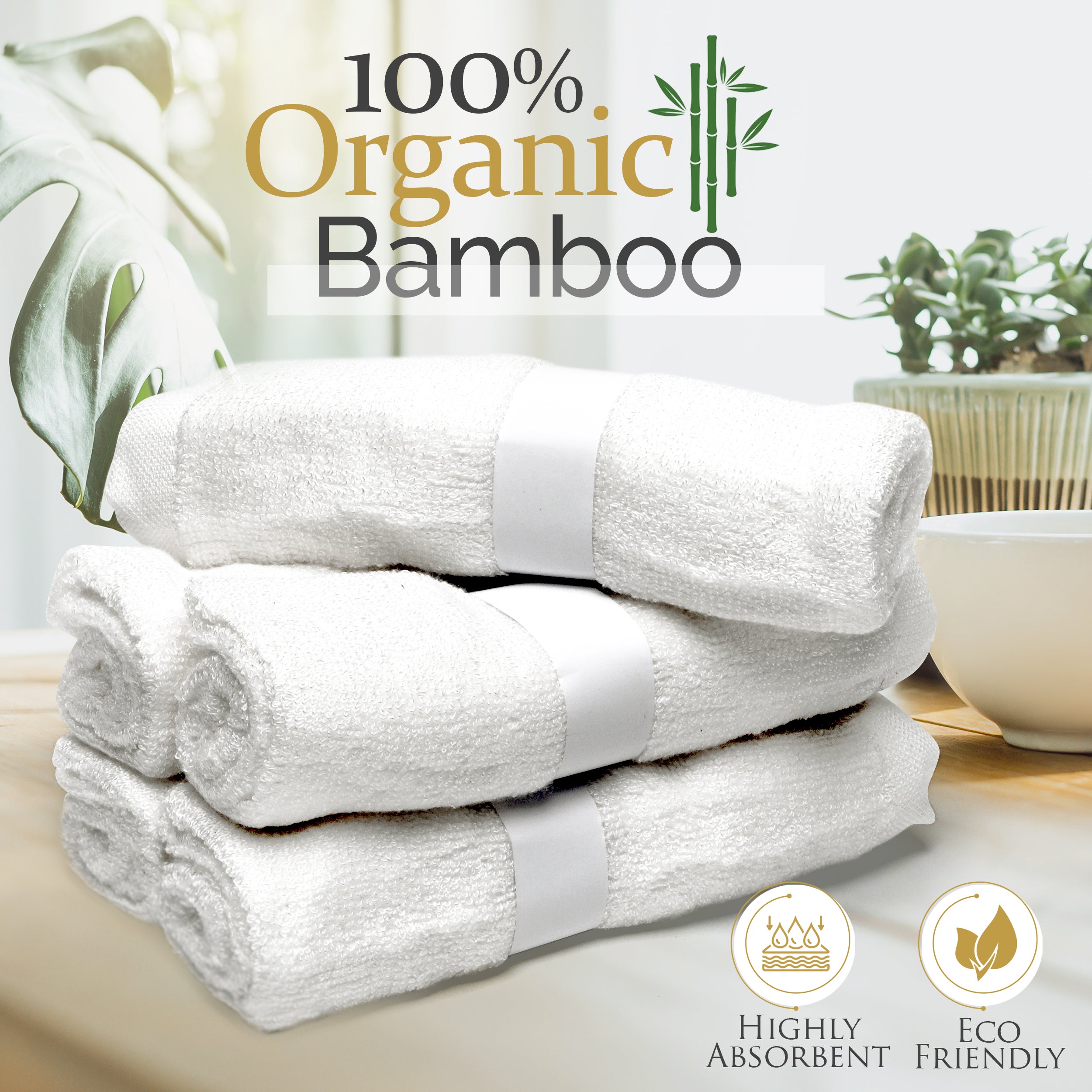 Bamboo Silky Organic Face Cloths