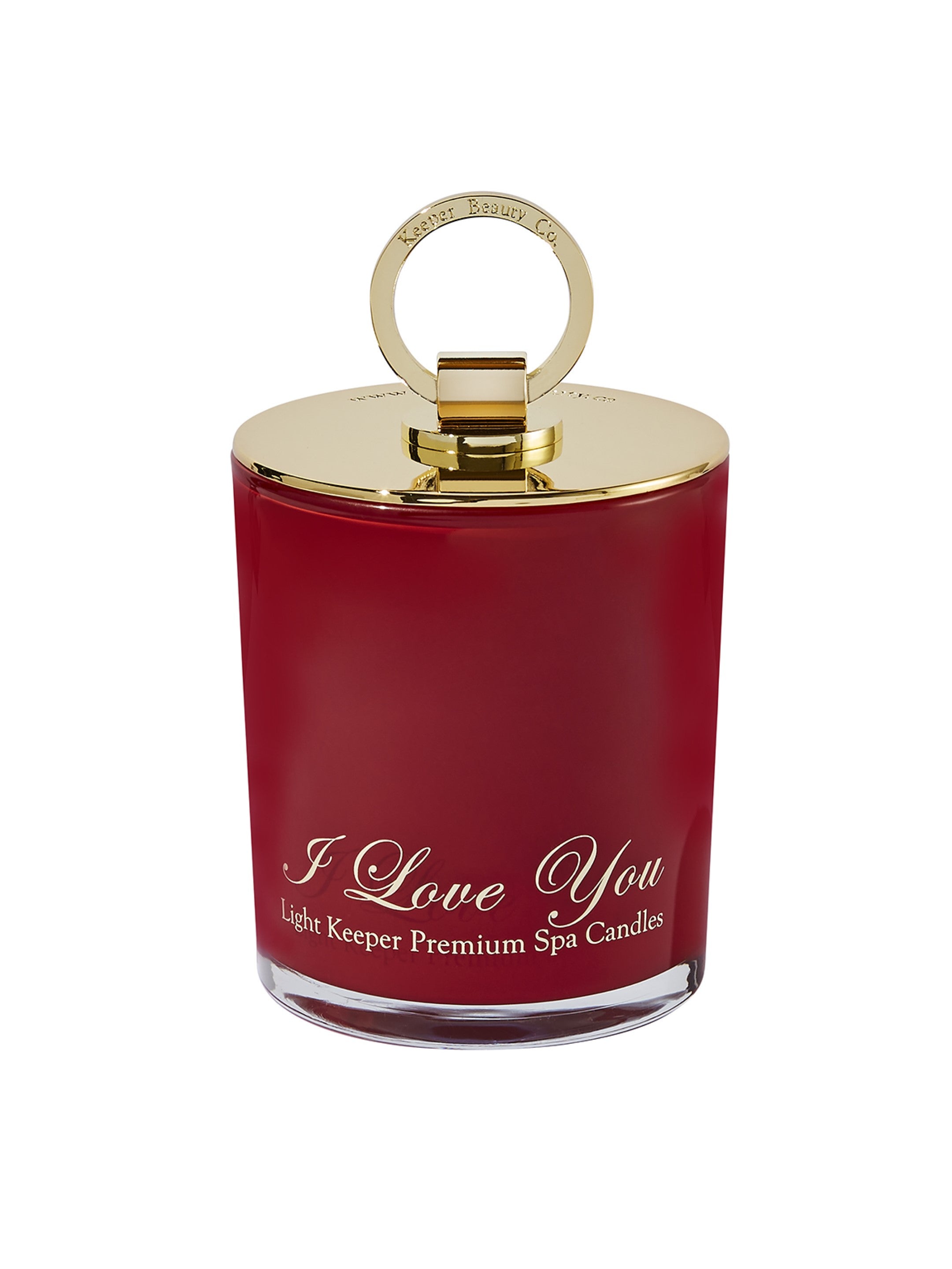 Premium Satin- Soy Spa Candle -I Love You